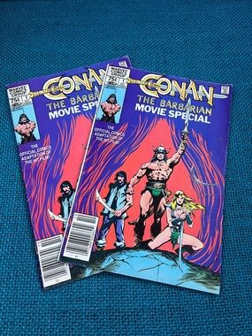 Marvel Conan The Barbarian Movie Special Comic Book #1 - Lot of 2